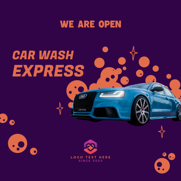 Car Wash Opening Instagram Post Design Image Preview