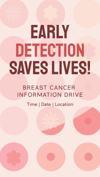 Breast Cancer Get Checked Facebook Story Design