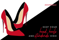Classy Red Bottoms Pinterest board cover Image Preview