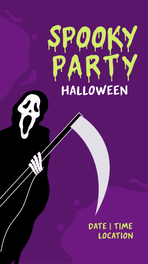 Spooky Party Facebook story Image Preview
