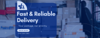 Reliable Courier Delivery Facebook cover Image Preview
