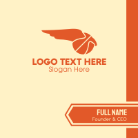 Basketball Wing  Business Card Design