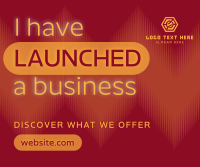 Minimal Conservative Business Launch Facebook Post Preview