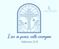 Peace Bible Verse Facebook post Image Preview