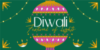 Diwali Festival Celebration Twitter post Image Preview