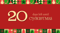 Modern Christmas Countdown Facebook event cover Image Preview