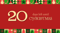 Modern Christmas Countdown Facebook Event Cover Image Preview