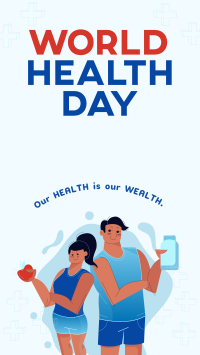 Healthy People Celebrates World Health Day YouTube Short Design