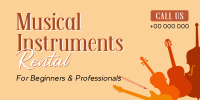 Music Instrument Rental Twitter Post Image Preview