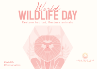 Restoring Habitat Program Postcard Design