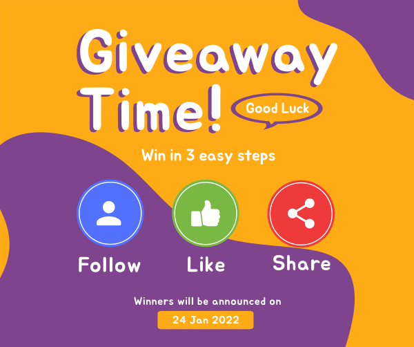 Giveaway Time Facebook Post Design Image Preview