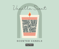 Illustrated Scented Candle Facebook post Image Preview