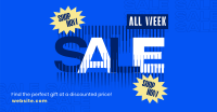 Playful All Week Sale Facebook ad Image Preview