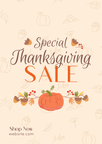 Special Thanksgiving Sale Poster Image Preview