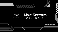 Join The Stream Now YouTube Banner Design