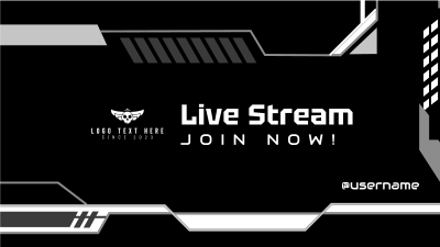 Join The Stream Now YouTube cover (channel art) Image Preview
