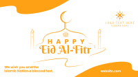 Eid Al-Fitr Strokes Facebook event cover Image Preview