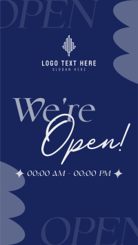 We're Open Now Instagram story Image Preview