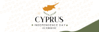 Cyrpus Independence Twitter Header Design