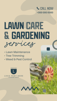 Lawn Care & Gardening Facebook Story Design