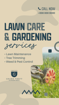 Lawn Care & Gardening Facebook story Image Preview