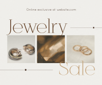 Luxurious Jewelry Sale Facebook Post Design