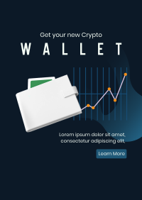 Get Crypto Wallet  Poster Design