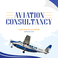 Aviation Pilot Consultancy Instagram Post Design