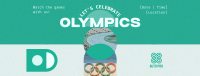 Formal Olympics Watch Party Facebook cover Image Preview