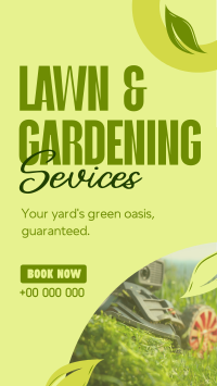 Professional Lawn Care Services Instagram Reel Design