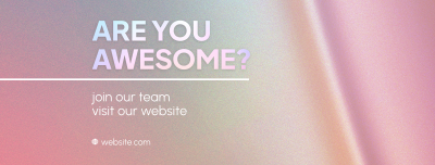 Are You Awesome? Facebook cover Image Preview