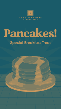 Retro Pancake Breakfast Facebook Story Design