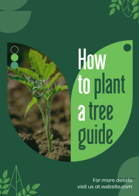Plant Trees Guide Flyer Design