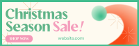 Christmas Hat Sale Twitter Header Preview