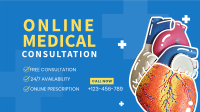 Online Consultation Service Facebook Event Cover Design