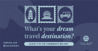 Quirky Travel Destination Facebook Ad Image Preview