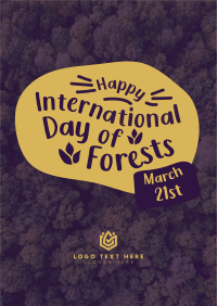 International Day of Forests  Flyer Design