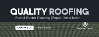 Trusted Quality Roofing Facebook Cover Design