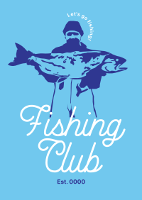 Catch & Release Fishing Club Poster Design