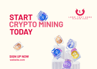 Start Crypto Today Postcard Image Preview