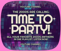 2000s Party Playlist Facebook Post Preview