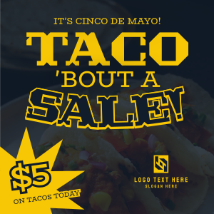 Cinco De Mayo Taco Instagram post Image Preview