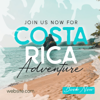 Welcome To Costa Rica Linkedin Post Design