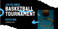 Basketball Tournament Twitter post Image Preview