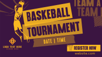 Sports Basketball Tournament Animation Design