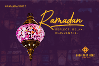 Ramadan Stained Glass Pinterest board cover Image Preview