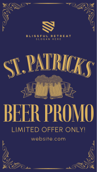 Paddy's Day Beer Promo Facebook Story Design