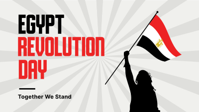 Egypt Revolution Day Facebook event cover Image Preview