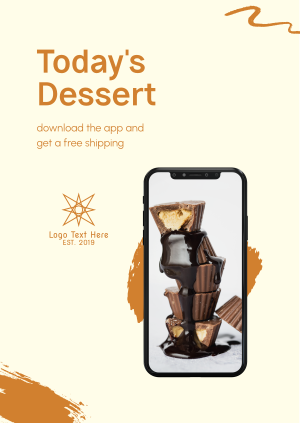 Today's Dessert Poster