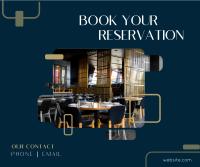 Restaurant Booking Facebook Post Image Preview